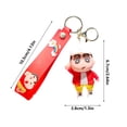 thumbnail image 3 of Porte-clés Poupée Mignonne Dessin Animé Colle Colorée Accessoire de Voiture Pendentif pour Enfants Femmes, 3 of 5