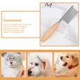 thumbnail image 3 of Daily Use Grooming Comb Wear-resistant Dog Fur Comb Compact Dog Hair Comb Pet Supply, 3 of 9