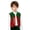 Red, variant on Children Boys Girl Christmas Shiny Sequin Santa Elf Vest Latin Jazz Disco Dance School Choir Waistcoat for Xmas Masquerade Party Green 4