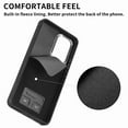 thumbnail image 4 of Nalacover Wallet Case for Samsung A22 4G, Premium Leather Case with Card Holder, 360°Rotation Ring Kickstand, RFID Blocking Protective Magnetic Back Clsoure Case for Samsung Galaxy A22 4G, Black, 4 of 13