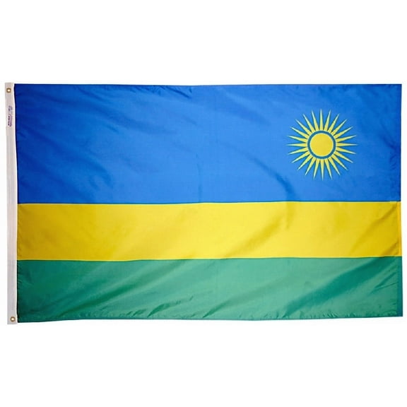 Rwanda - 2'X3' Nylon Flag