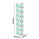 thumbnail image 3 of Organizador de estantes, estante de almacenamiento, ahorra espacio, estante de plástico de 2 niveles, plegable, portátil, para dormitorio, alta capacidad, plástico resistente, construcción, 3 of 9