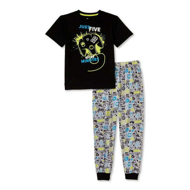 Sleep On It Sleep On It Boys' Pajamas, 2Piece Top and Pants Sleep