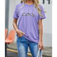 thumbnail image 2 of Sherrylily Women Three Cats Printing T-shirt Basic Short Sleeve Top, 2 of 5