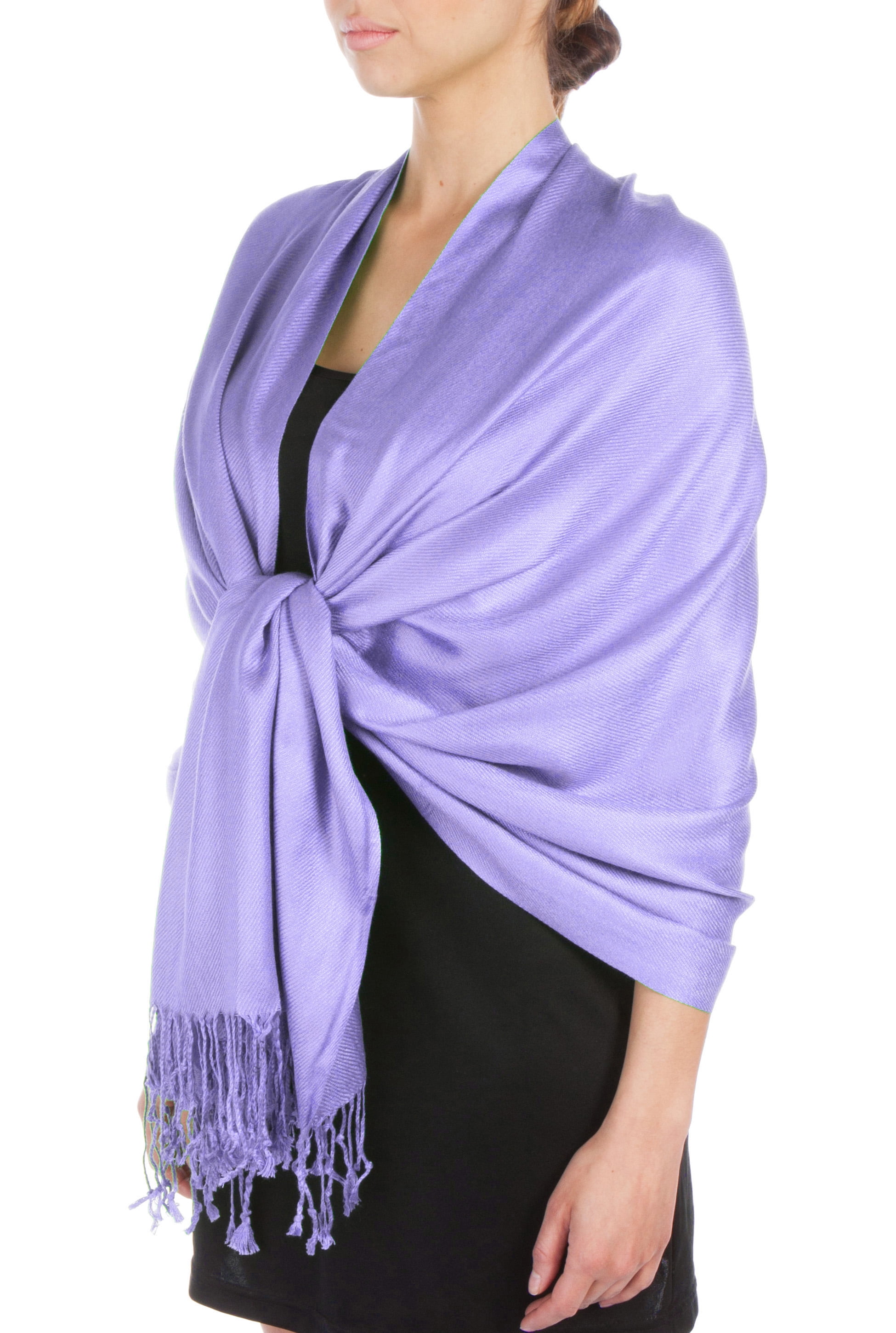 Accessories Scarves s Pashmina Pashmina lilac casual look 