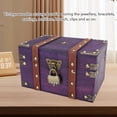thumbnail image 4 of Caja de Cofre del Tesoro de Madera Vintage, Caja de la Caja del Cofre del Tesoro de Madera., 4 of 7