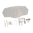 thumbnail image 2 of Motorcycle Clear Windshield High Clarity Impact Resistant Universal Windscreen for Motorbikes Transparent, 2 of 5