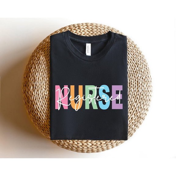 Registered Nurse T-Shirt for Women, RN Graduation Gift Shirt, Nursing School Tee, Gift Idea for Registered Nurses