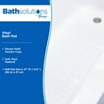thumbnail image 2 of Kenney® Inside the Shower Vinyl Bath Mat with Suction Cups and Large Drain Holes, 27" L x 14.5" W , Clear, 2 of 6