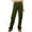 *Army Green, variant on CENGNIAN Women's High Waisted Cargo Denim Pants,Girls Loose Straight Leg Jeans,Ladies Y2K Elastic Trousers With 2 Flap Pockets,Army Green,Size L