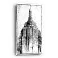 thumbnail image 2 of Epic Art 'Inverted Empire State Blueprint' by Ethan Harper, Acrylic Glass Wall Art, 12"x24", 2 of 8