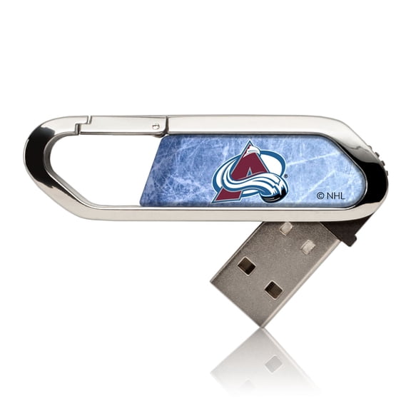 Colorado Avalanche Ice Flood Clip 64GB USB Flash Drive