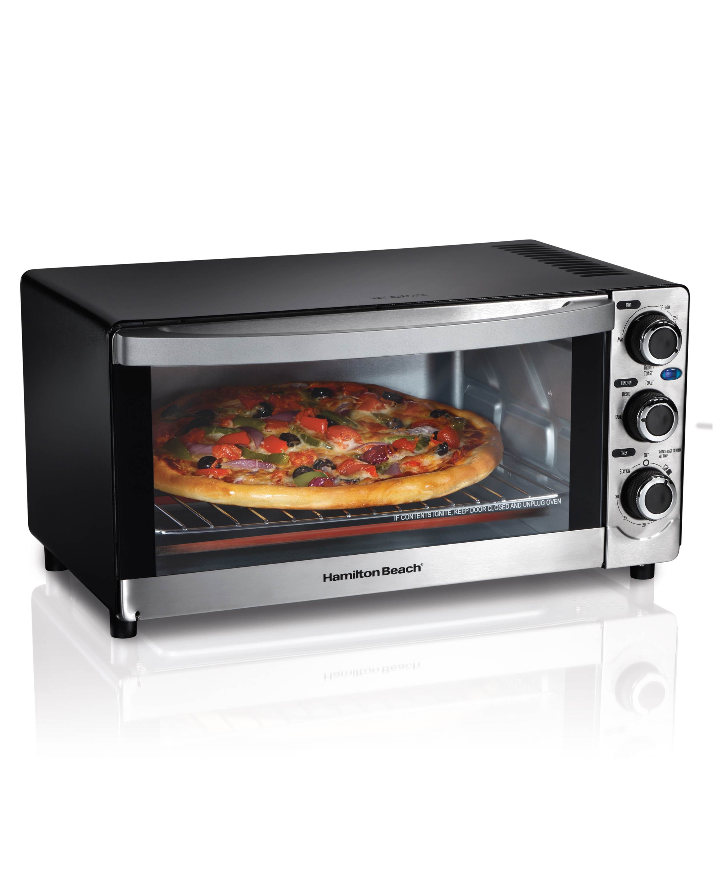 Hamilton Beach 6 Slice Capacity Large Countertop Toaster Oven Silver 31408 Walmart Com Hamilton Beach 6 Slice Capacity Large Countertop Toaster Oven Silver 31408 Walmart Com