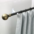 thumbnail image 6 of Unique Bargains Window Drapery Curtain Rod Pole Holder Hanging Hook Wall Bracket 2pcs, 6 of 7