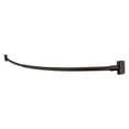 thumbnail image 2 of Wall-Mounted Adjustable Curved Shower Rod, Bronze Finish, 2 of 11