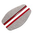 thumbnail image 1 of 2PCS Car Rear View Mirror Rain Eyebrows, Bling Crystal Rear View Mirror Rain Visor Guard, Rhinestone Rainproof Car Side Mirror Rain Visor Smoke Cover, Universal for Car, Truck, SUV,White Diamond, 1 of 7