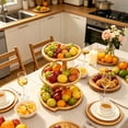 thumbnail image 6 of Rustic 3 Tier Heart Shaped Wooden Serving Platters, 3 Heart shape Tier Charcuterie Boards Fall Wood Serving Trays Decorative Wood Snack Dish Plates for Holiday Housewarming Presents, Heart, 6 of 7