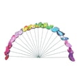 thumbnail image 2 of 24 PCS Butterfly Garden Stakes Adornos de césped Decoraciones al aire libre para la fiesta De colores, 2 of 8
