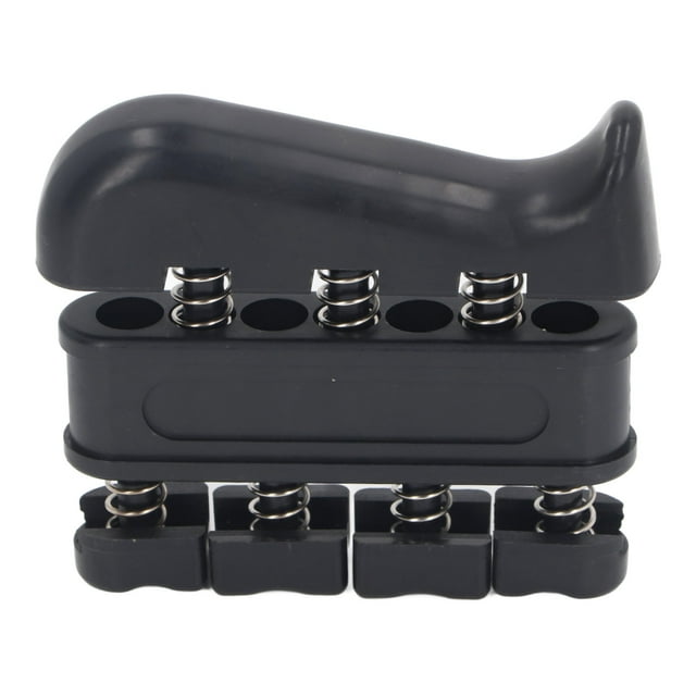 Entrenador De Fuerza De Dedos, Cuerda Simulada 4 Piezas 7 LB Fortalecedor De Dedos Descompresión Negro Para Atletas
