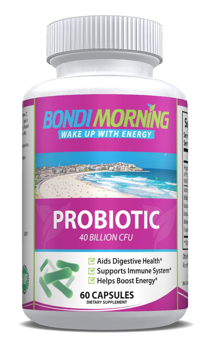 Probiotic 40 Billion CFU Complex Highly Potent & Easily Absorbed Dietary Supplement Aids