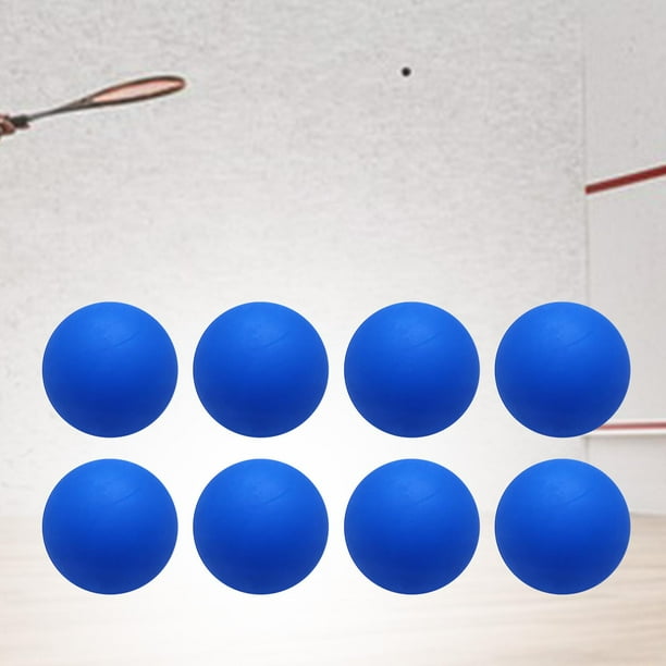DYNWAVECA 8Pcs Reaction Balls Exercise Balls Funny Rubber Wall Balls Elastic Reaction Training Balls for Home Outdoor Indoor Blue