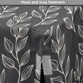 thumbnail image 4 of Leaves Dog Crate Cover, Botanical Themed Vintage Inspired Pattern with Outline Leafy Branches, Easy to Use Pet Kennel Cover Small Dogs Puppies Kittens, 7 Sizes, Dark Blue Grey Champagne, by Ambesonne, 4 of 6
