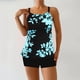 thumbnail image 2 of Traje de Baño de Mujer Más Tamaño de Impresión Bikini Traje de Baño Dividido, Poliéster Spandex para la Playa Del Verano Y la Piscina, 2 of 5