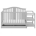 thumbnail image 3 of Graco Solano 4-in-1 Convertible Baby Crib and Changer with Drawer, Pebble Gray, 3 of 10