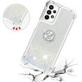 thumbnail image 3 of for Samsung Galaxy A23 4G/5G Glitter Case with Ring Holder, Bling Sparkle Floating Liquid Soft TPU Cushion Fashion Girly Women Girls Clear Case Cover for Samsung Galaxy A23  Colorful, 3 of 14