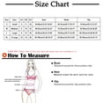 thumbnail image 3 of Trajes de baño para mujer Hawaiian Sexy Deep V Neck Front Cross Halter Traje de baño Cheeky Bottom Beachwear Sets Fridja  nalpqowj51033, 3 of 6