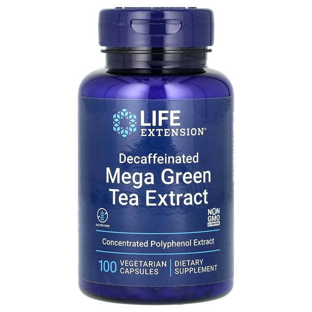 Life extension , Mega Green Tea Extract , 100 Cápsulas vegetarianas