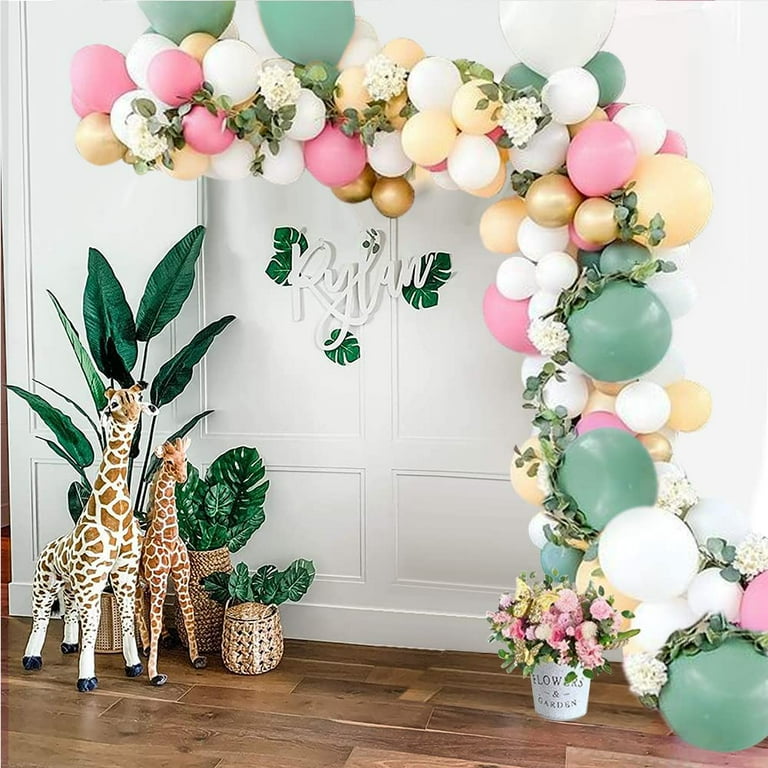 Pink and green baby clearance shower tableware