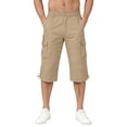 thumbnail image 6 of Cargo Shorts for Men Below Knee Stretch Waist Hiking Shorts Casual Quick Dry Workout Short with Multi-Pockets, S, 6 of 6