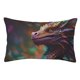 thumbnail image 1 of Fotbe Rainbow Scales Fantasy Dragon Funda de Almohada Decorativa Estilo Occidental, Lujo en Algodón, Fundas para Almohadas King, Cojín Estampado para Decoración del Hogar-16"x24", 1 of 6