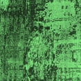 thumbnail image 1 of Ahgly Company Indoor Square Oriental Emerald Green Industrial Area Rugs, 8' Square, 1 of 4