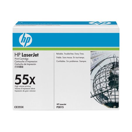 Black toner for use with Laserjet p3015 55x high