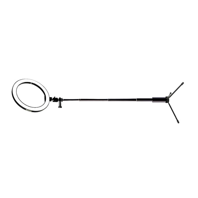 Moyic Anillo de luz LED Selfie Stick trípode soporte Kit giratorio 3 modos lámpara para teléfono Video transmisión en vivo Accesorios para fotos