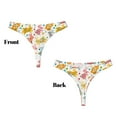 thumbnail image 3 of Balery Boho Bunny Tangas de Algodón para Mujer con Estampado – Ropa Interior Sexy, Transpirable, G-string-Medium, 3 of 6