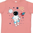 thumbnail image 4 of Inktastic Astronaut the Moon Spaceship and Shooting Star for Light Colors Boys or Girls Toddler T-Shirt, 4 of 5