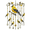 Goldfinch Glass Wind Chime#11, variant on Graceful Hummingbird Wind Chime, Hummingbird Wind Chimes for Outside, Metal Hanging Wind Chimes with Crystal Pendants for Garden Yard Decor,Glass Wind Chimes Decorative (Blue Jay)