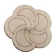 thumbnail image 3 of 2x4pcs Assorted Unfinished Wood Peg-Top Spinning Top Gyro for Kids DIY Craft, 3 of 5