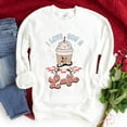thumbnail image 3 of I Love You A Latte | Sweatshirt, 3 of 5