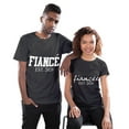 thumbnail image 2 of Custom Year Fiancé Engagement Couple T-shirt - His and Hers Valentine Gift Tshirt, 2 of 5