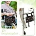 thumbnail image 3 of Jiueut Butterfly Mushroom Wheelchair Side Bags for the Armrest Wheelchair Bags to Hang on Side 2 Pockets for Women Street Side Arm Bag for Power Wheelchair for Seniors, 3 of 7