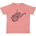 thumbnail image 3 of Inktastic West Virginia State Word Salad Boys or Girls Toddler T-Shirt, 3 of 5