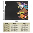 thumbnail image 4 of Manta de dibujos animados de Scooby Doo, manta de vellón ultra suave y acogedora de lujo para sofá cama, mantas de franela cálidas para todas las estaciones, ropa de cama para niños y niñas, 4 of 7