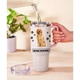 thumbnail image 5 of Golden Retriever Gift for Dog Owner,40oz Golden Retriever Tumbler with Handle Insulated Reusable Stainless Steel Travel Water Bottle (Color 4), 5 of 6