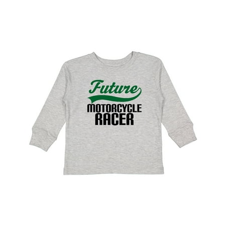 

Inktastic Future Motorcycle Racer Gift Toddler Boy Girl Long Sleeve T-Shirt