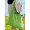 thumbnail image 2 of Kukuzhu Women's Crocheted Tote Bag Knitted Hobo Beach Bag Aesthetic Handmade Shoulder Handbag Cute Purse Travel Shopper, 2 of 4