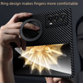 thumbnail image 2 of Funda de teléfono plegable con absorción magnética de fibra de carbono adecuada para Honor Magic V2, delgada y liviana, 2 of 4